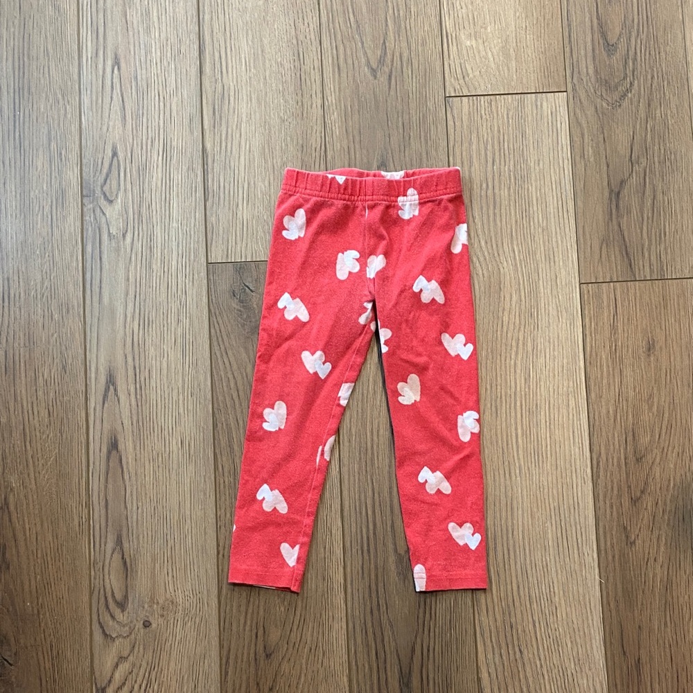 Carter's | Red Heart Pattern Leggings